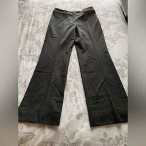 Ann Taylor Y2K Hunter Green Wool Low Rise Trouser Pants 4 Office Career